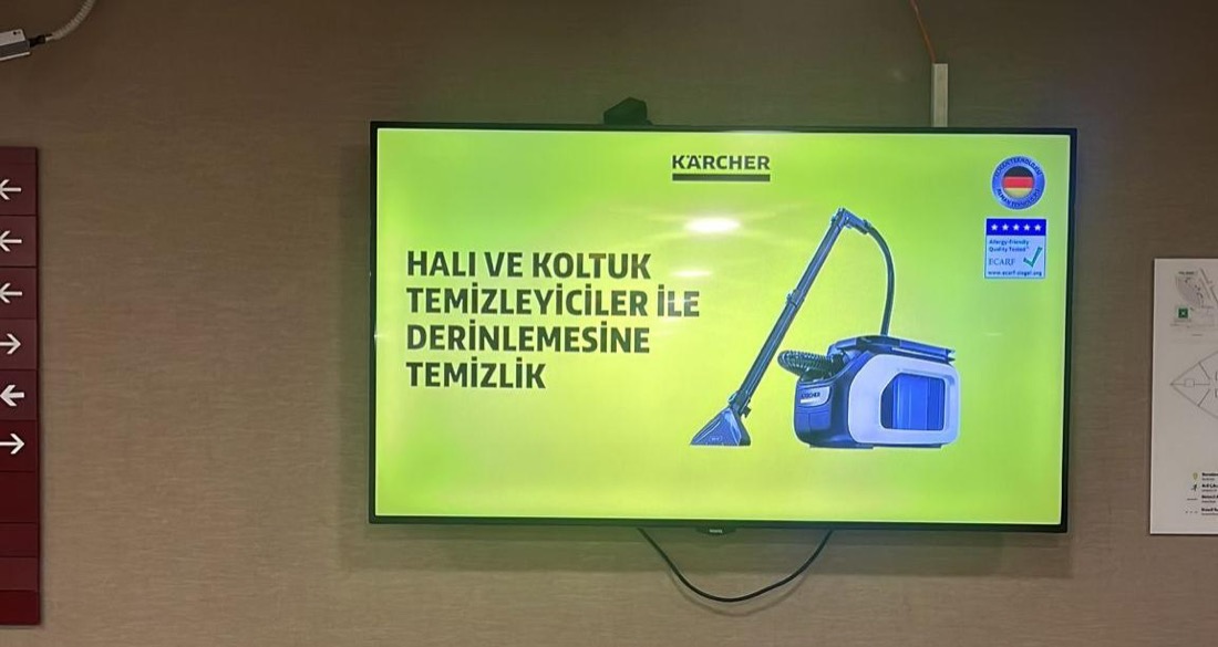 MLP Grup — hastane içi dijital ekran